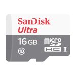 Memoria Micro SD Sandisk ULTRA Clase 10 DE 80MB 533x UHS-1  16GB