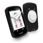 Protector Silicona y Película para Garmin Edge, funda protectora de goma de silicona + protector de película de pantalla lcd para Garmin Edge