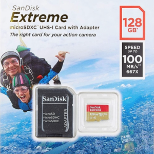 Memoria Micro Sd Sandisk Extreme Clase 10 V30 U3 4k 100mb 667x  128GB (copia)