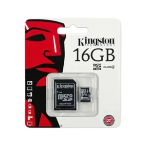 Memoria Micro Sd Kingston 16gb Clase 10 Incluye Adaptador Sd